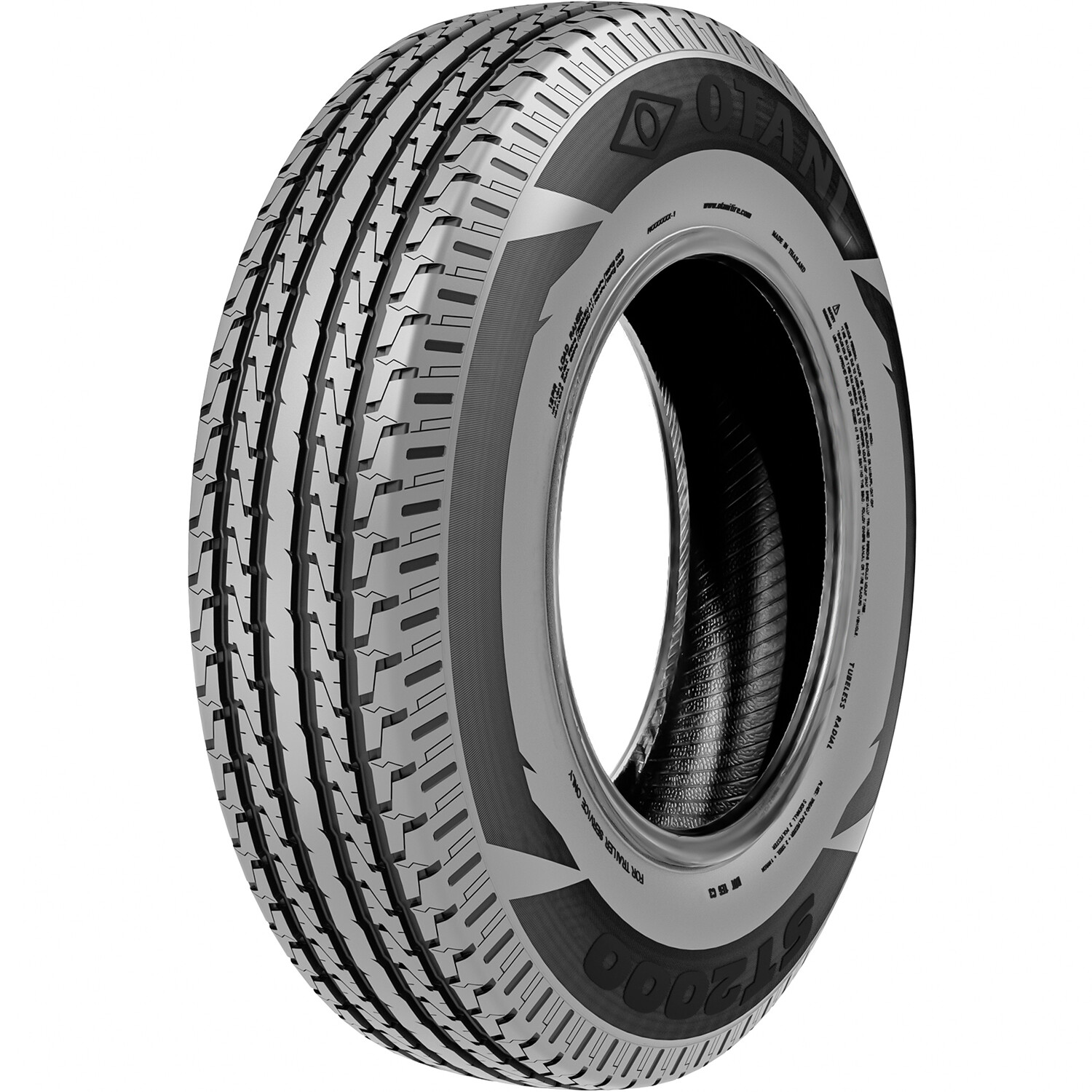 Tire ST 205/75R15 Otani ST2000 Trailer Load D 8 Ply