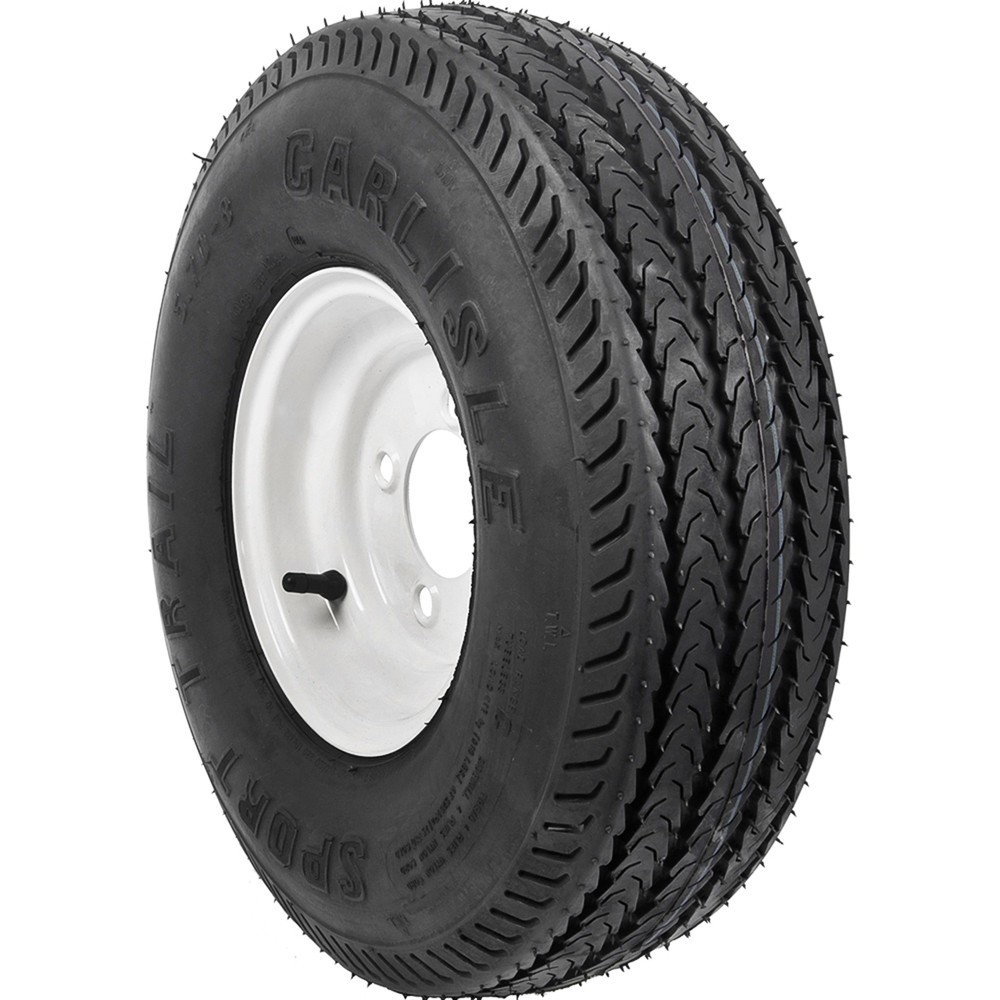 20.5×8.0-10 Carlstar Sport Trail Solid White Wheel/Tire Assembly LRC 4 Lug