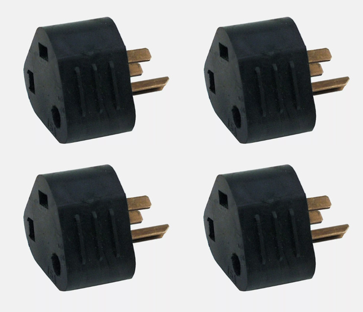 4 PACK RV Electrical Adapter 30-15 AMPS Straight Valterra A10-0014