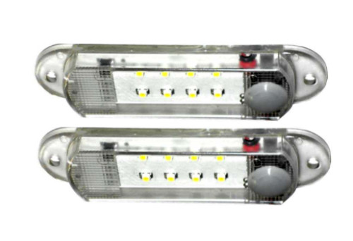 2 PACK 12V LED RV CEILING DOME LIGHT RV INTERIOR LIGHTING FOR TRAILER CAMPER