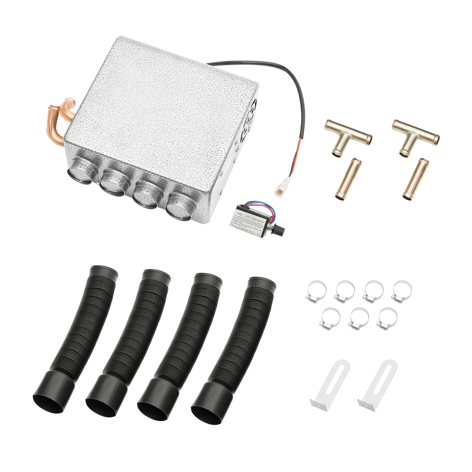 Universal Under Dash Heater Defroster+Speed Switch Car Truck 4 Ports 12V USA