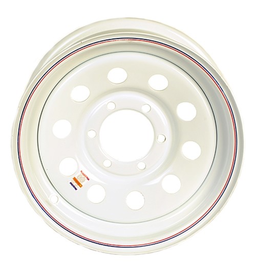 Dexstar 17-255-7 – 16 x 6 Inch White Mod Wheel – 6 on 5-1/2 – 4.27 Pilot