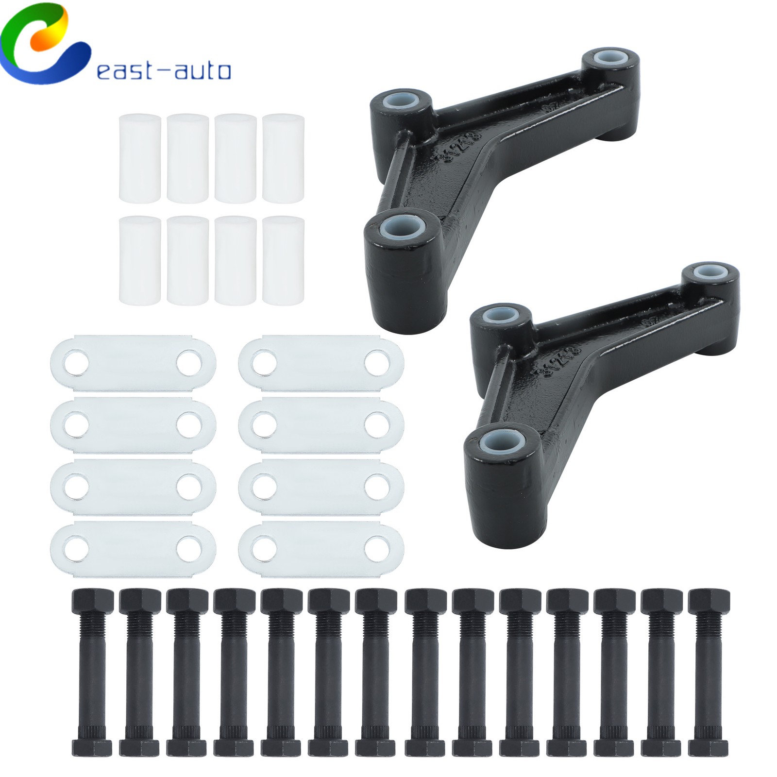 For 3500 pound series shafts Double Eye Springs Tandem Axle Suspension Kit