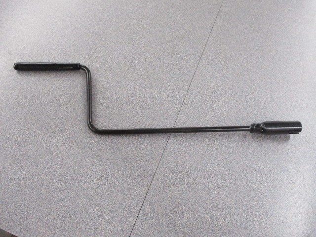 Crank Handle for RV Stabilizing Jacks Slotted end