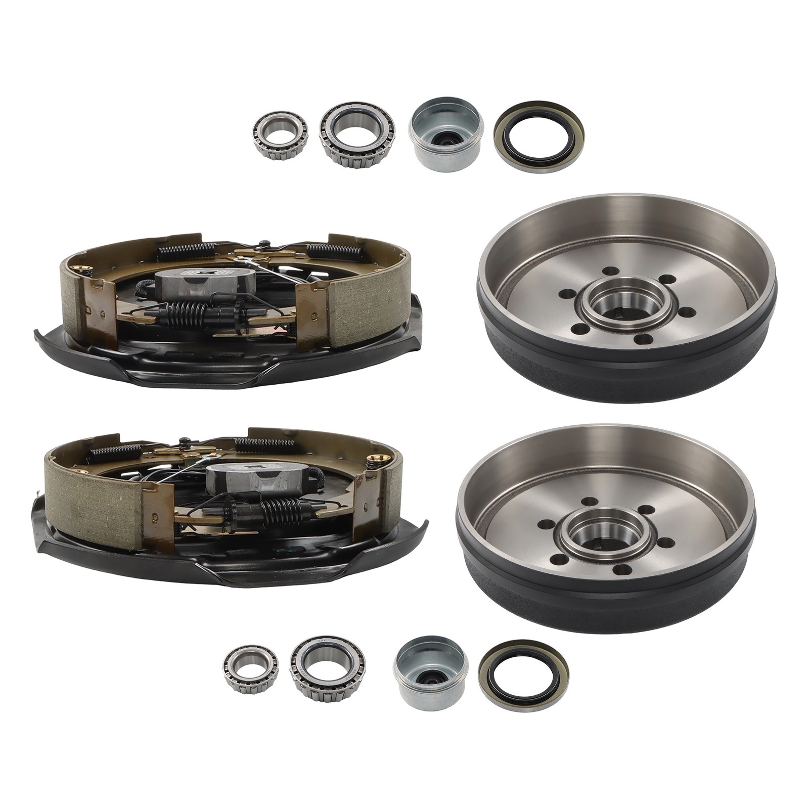 LABLT Trailer Drum Kits 6 Lug 5.5″ & Self Adjust Electric Brakes 6000 Lb 12″X2″