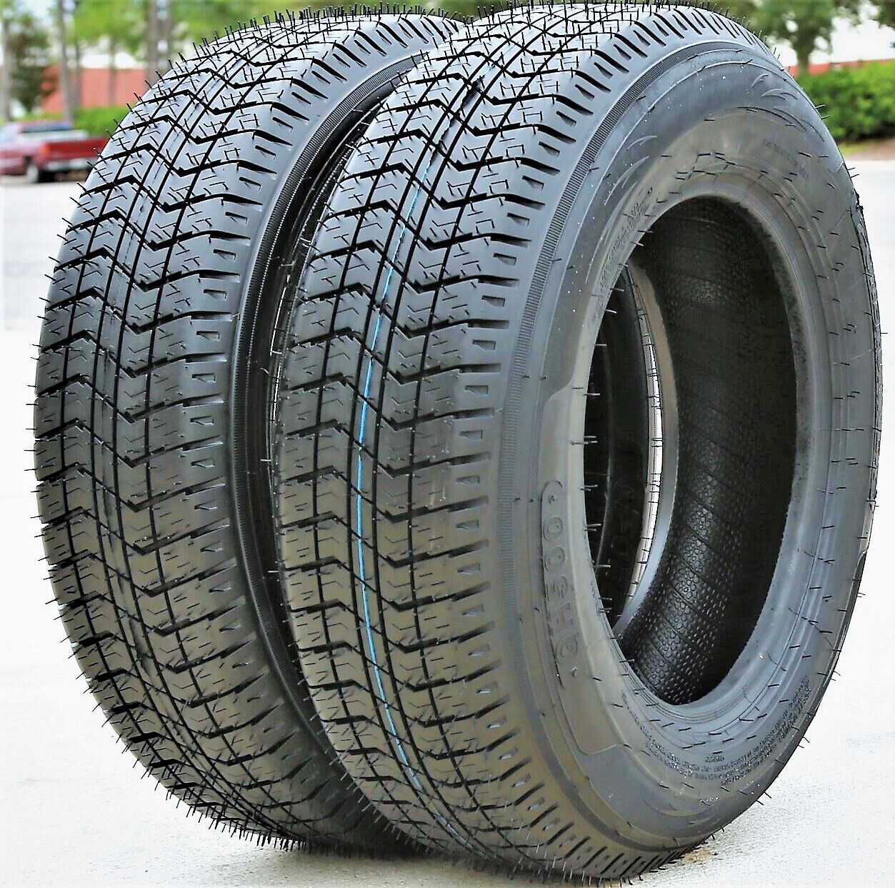 2 Tires Forerunner QH500 ST 225/75D15 Load D 8 Ply Trailer