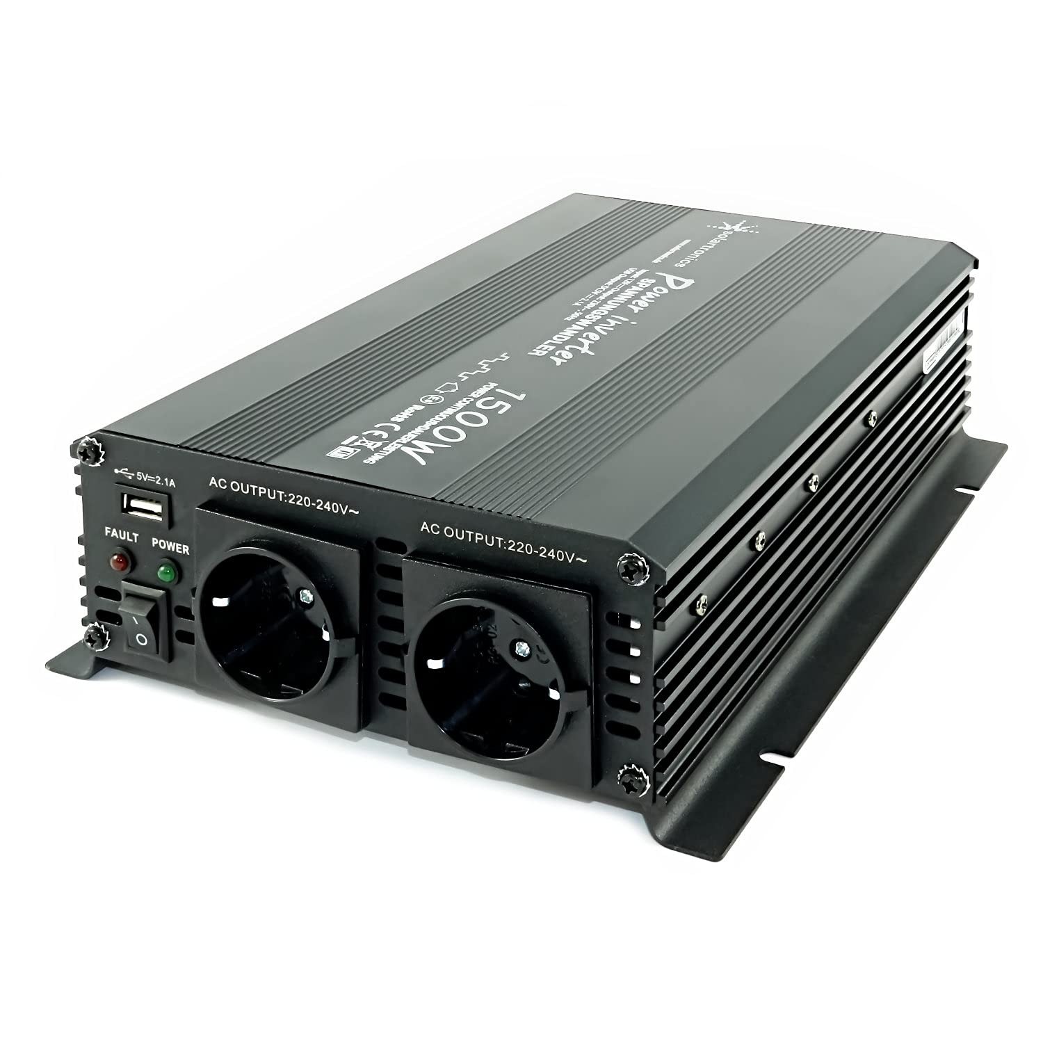 Voltage Converter NM1500 12V 1500 Watt Black 3000 Watts Peak Power Wec…