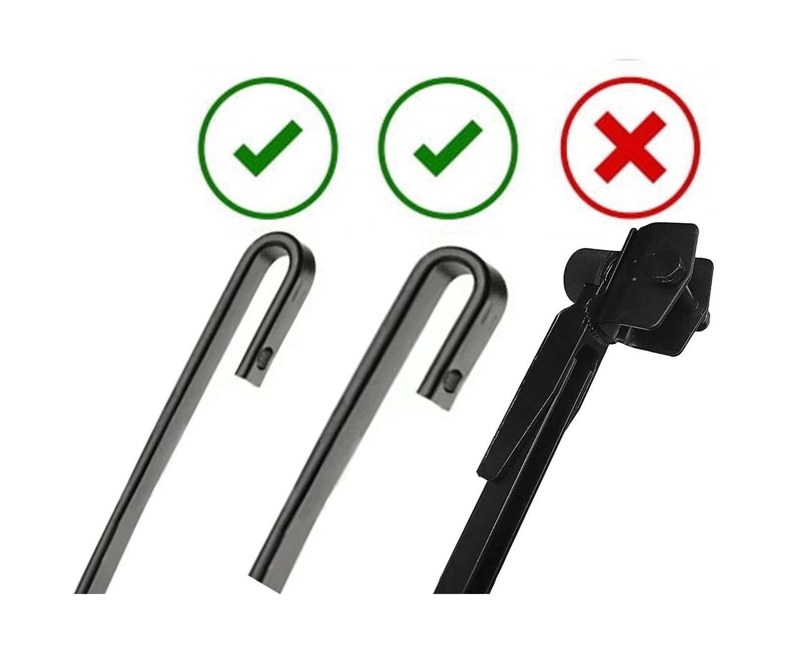 32 Inch Wiper Blade RV Pair or Motorhome rv windshield wipers 9mm 12mm J Hook