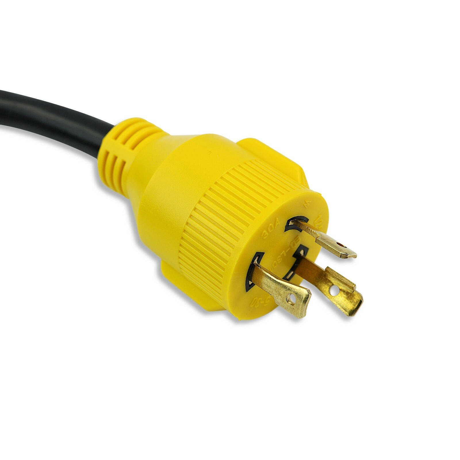 Generator Adapter Cord 10’ 3 Prong Power Cable 10/4 Tri 15 Amp Adapter Plug
