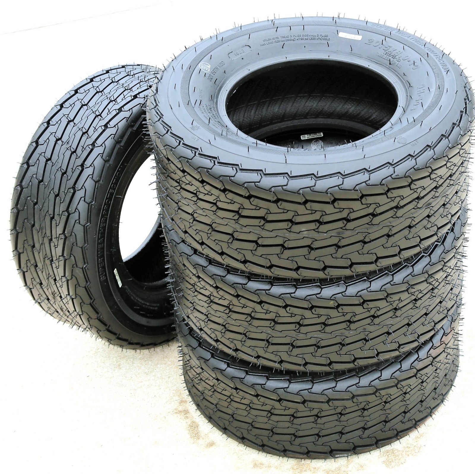 Tire Forerunner QH503 ST 20.5X8.00-10 205/65-10 Load E 10 Ply Boat Trailer