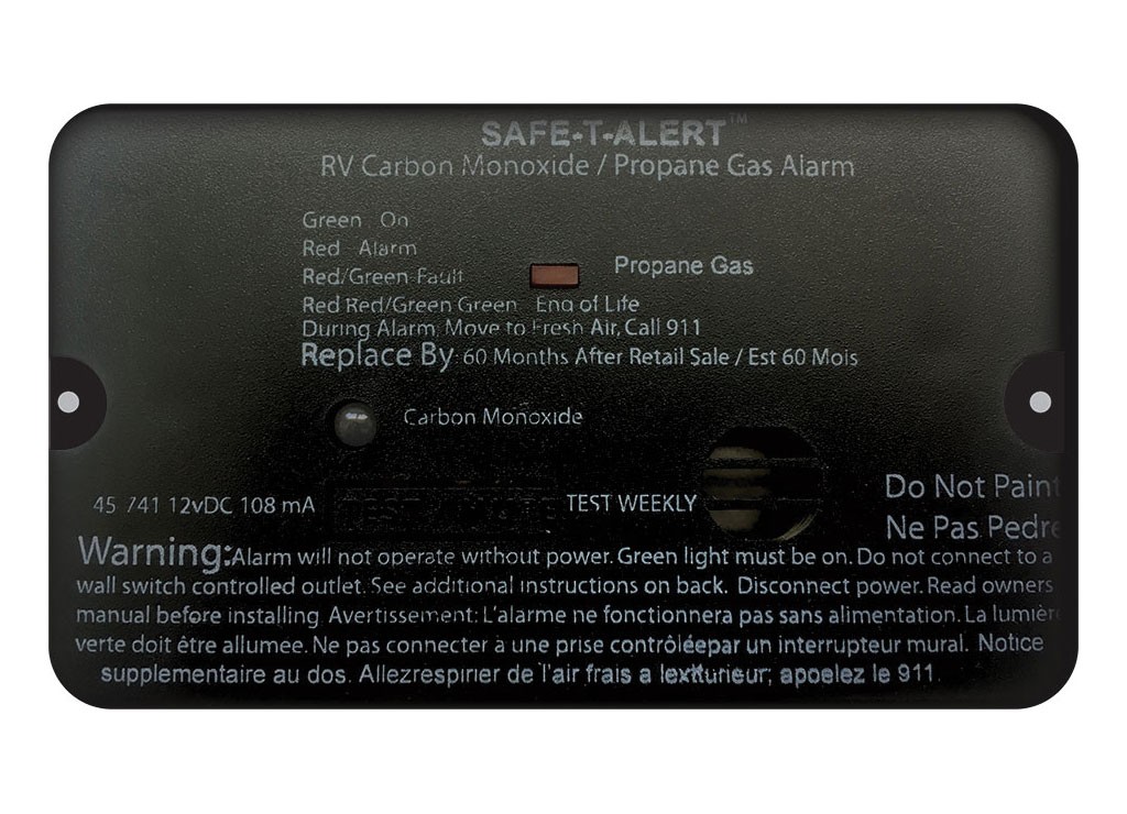 MTI 45-741-BL 45 Series Surface Mount Dual CO/LP Detector Alarm