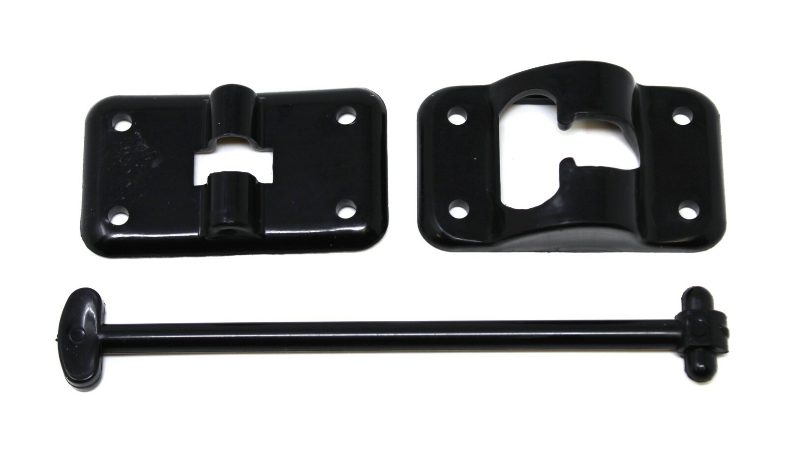 6″ T-Style Door Catch Latch Holder RV Camper Trailer Cargo Hatch Black