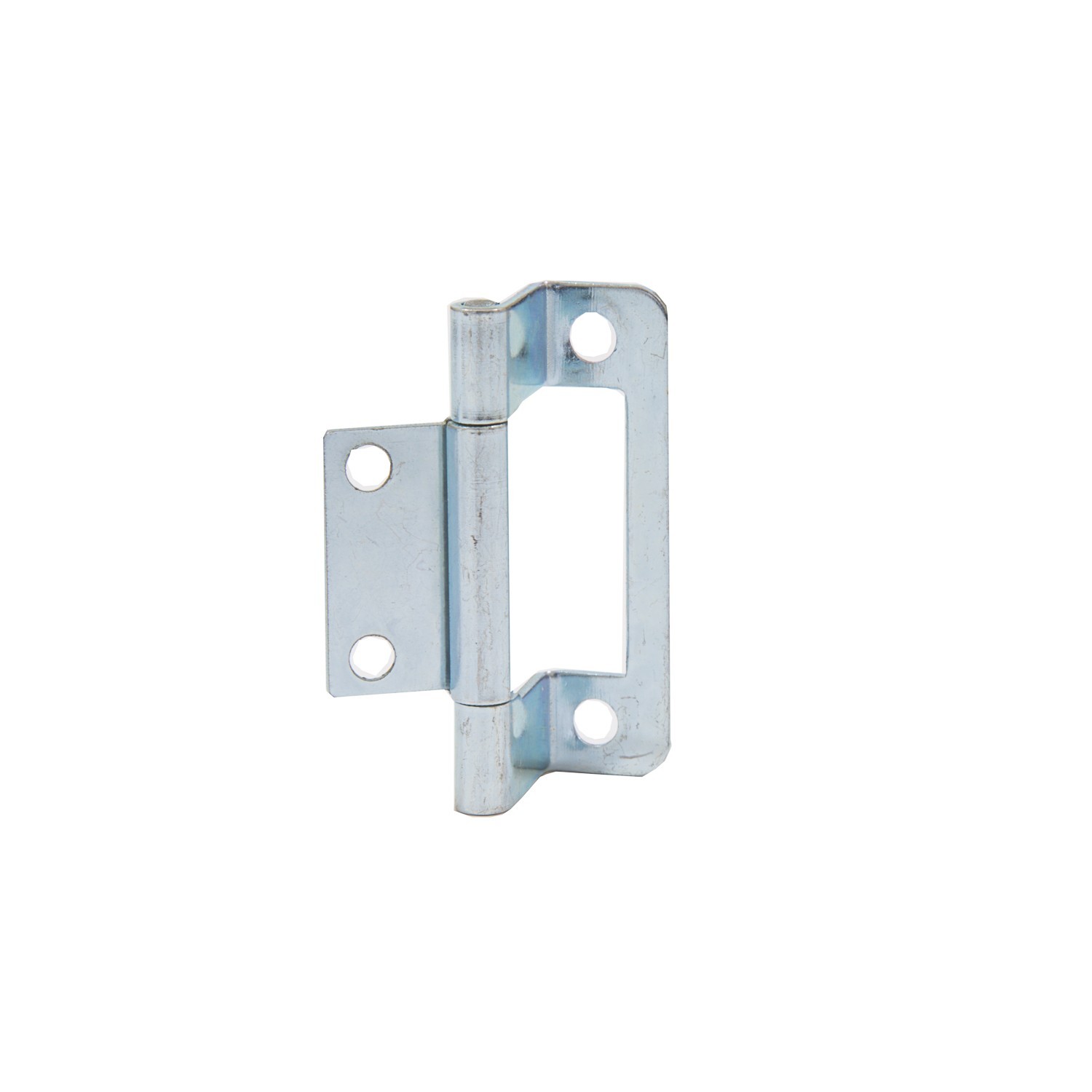 50mm Cranked Hinge Zinc Finish Single Flush Cabinet Cupboard Door Hinge