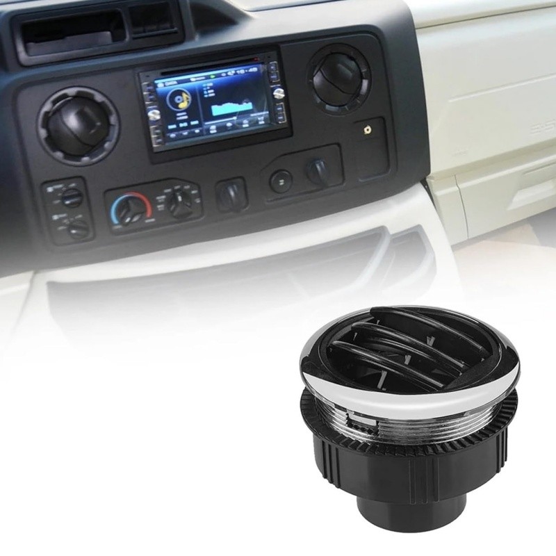 Universal 46mm Round A/C Air Conditioning Outlet Vent for RV Bus Car Van Boat