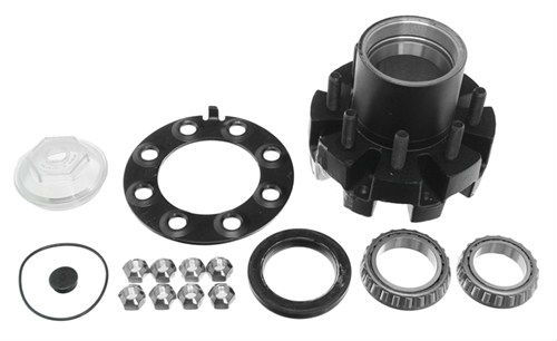 Dexter 8-214-5UC1 Complete Oil Bath Hub Assy – 8 on 6.5 – Fits Dexter 10K Axles
