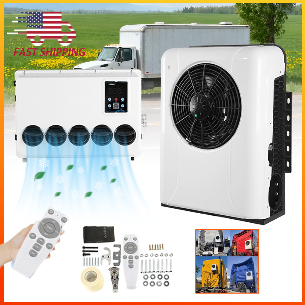 12V 12000BTU Mini Split A/C For Semi Trucks Bus RV Caravan Vans Air Conditioner