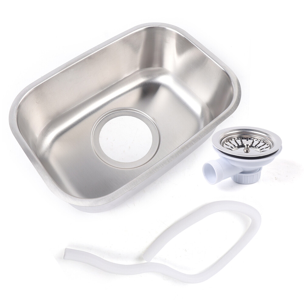 Rv Sink Caravan Camper Boat Stainless Steel Kitchen Sink Wash Basin Rectangular
