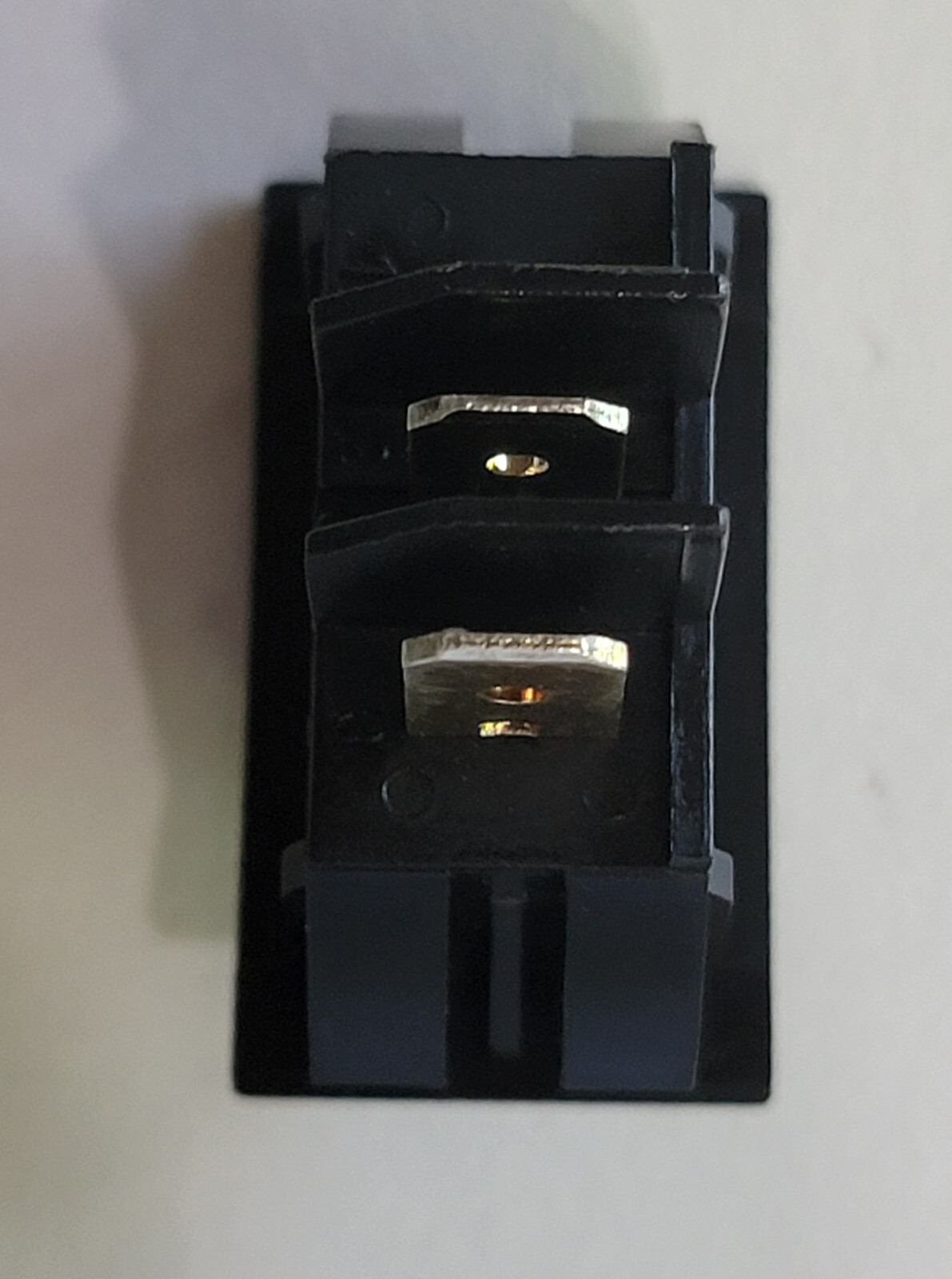Sigma 1B On/Off Rocker Switch w/ Surface Mount Plate 20A 14VDC RV Camper Black