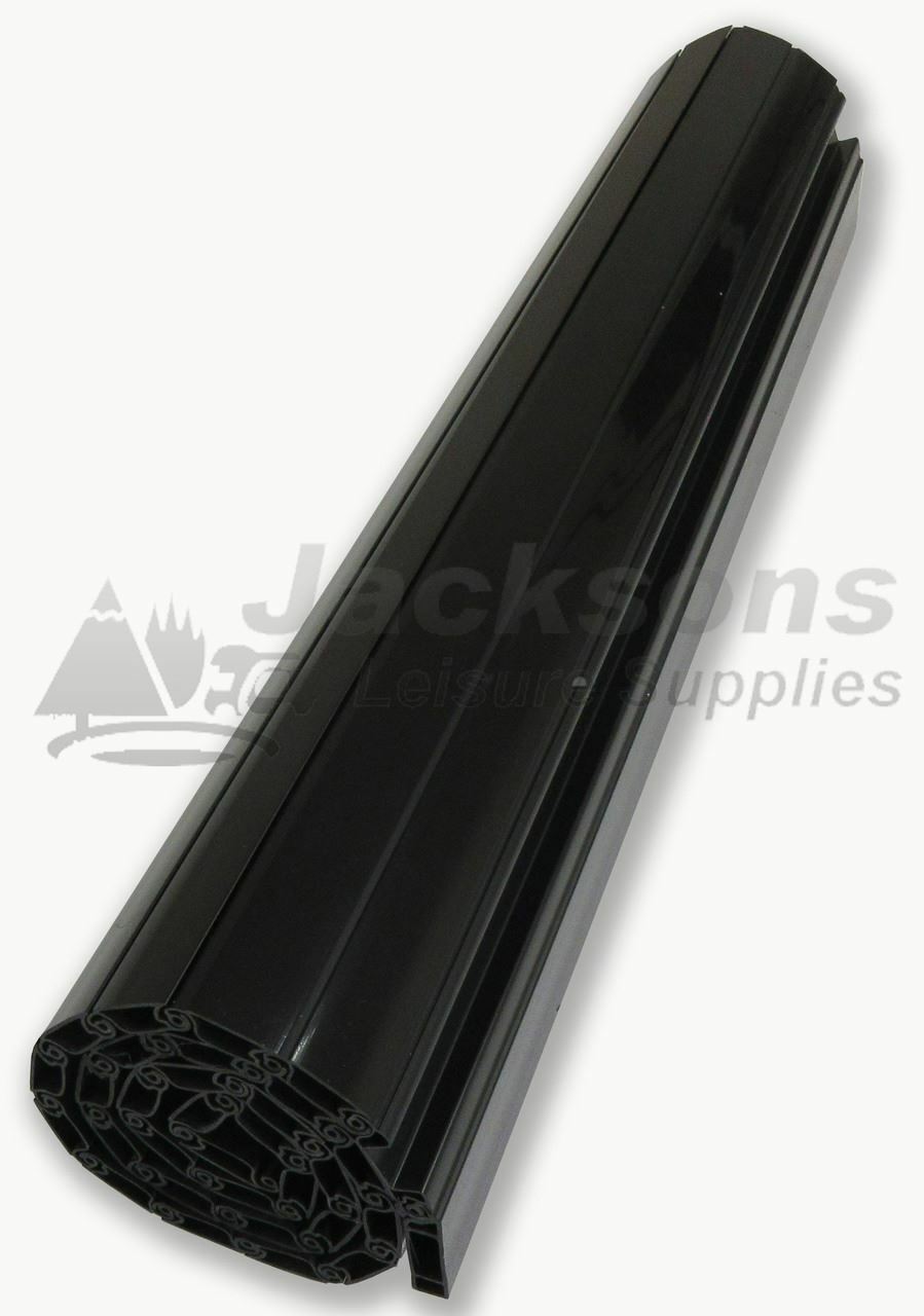 TAMBOUR ROLLER DOOR 650 X 350MM CAMPERVANS MOTORHOMES T4 T5 T6 PIANO Black