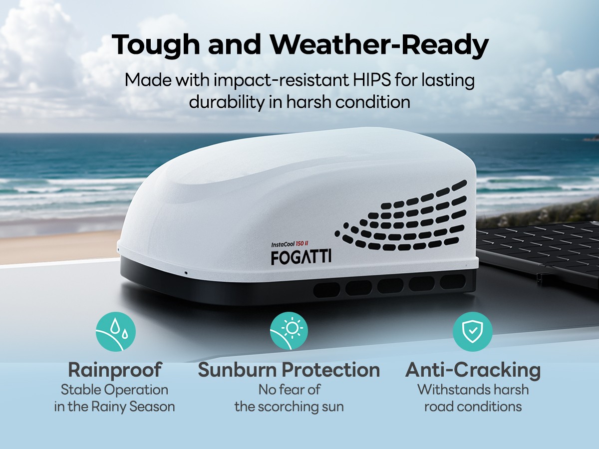 FOGATTI Heat&Cool RV Air Conditioner Rooftop Camper Non-Ducted RV AC