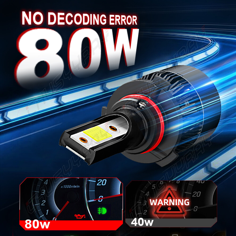 For Fleetwood Revolution 2002-2007 Headlight Head Light Lamp LED Bulbs