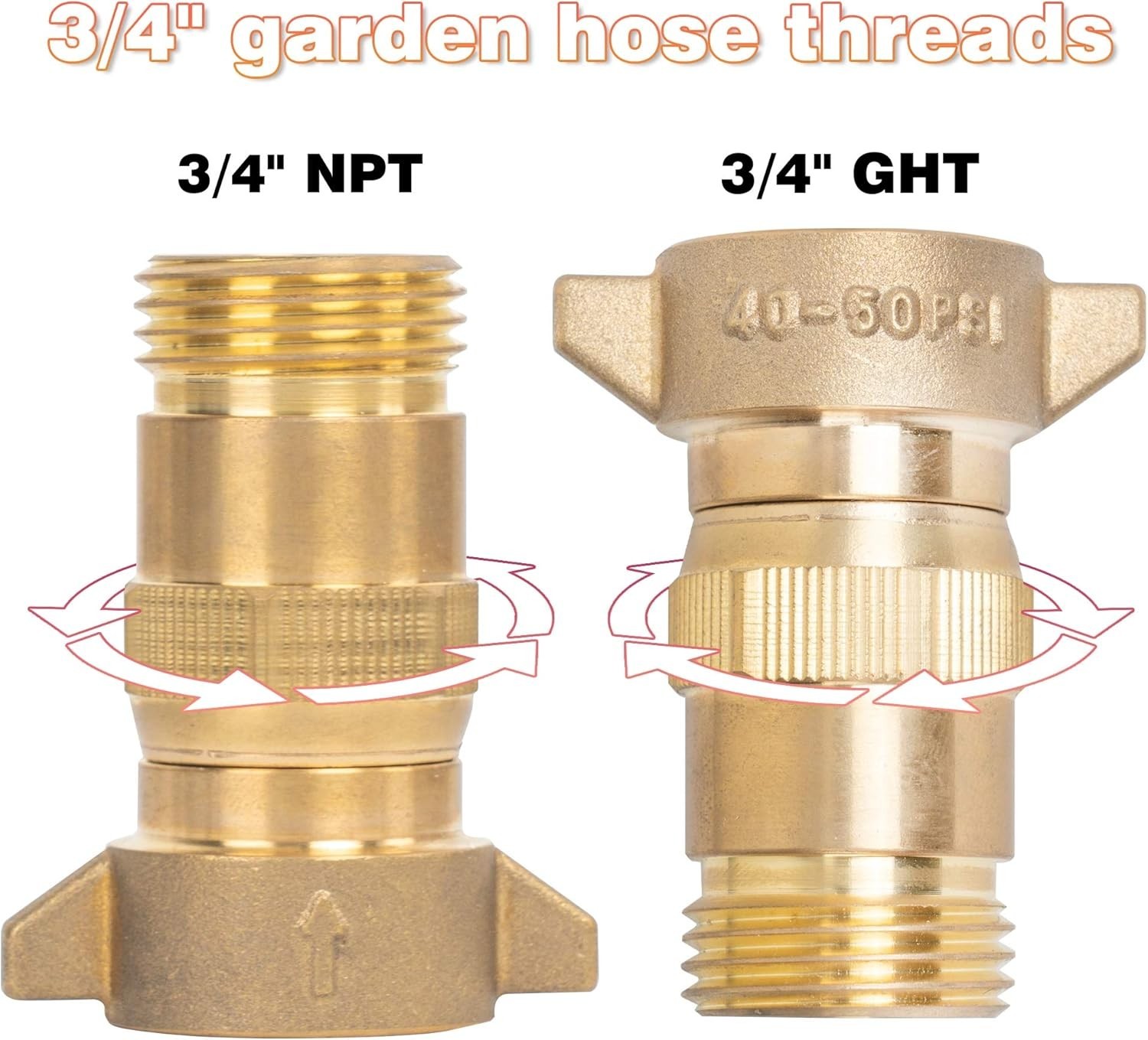 Brass Water Regulator for RV & Travel Trailers – Certified for Safe Drinking