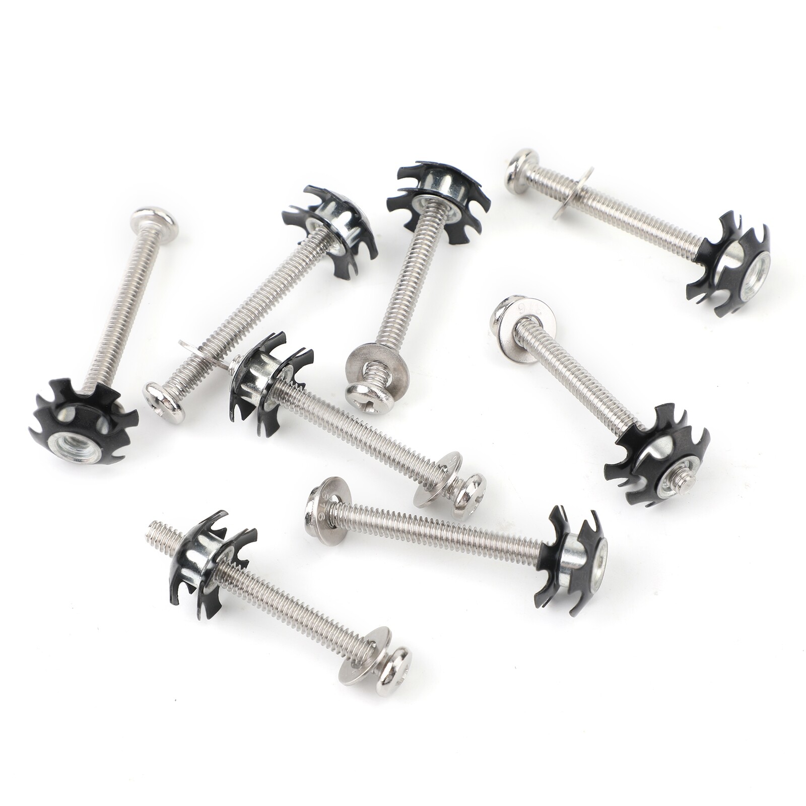 8x RV LADDER REPAIR KIT nuts Stainless Bunk Motorhome Part Camper Trailer !!