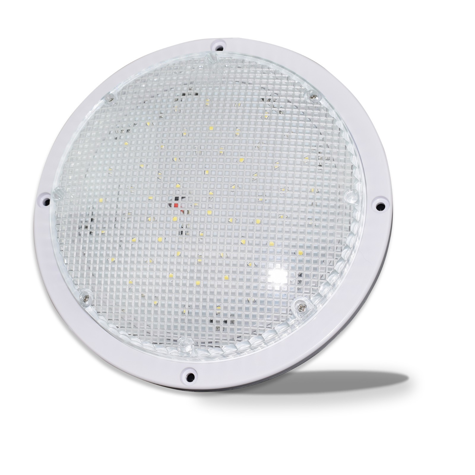 8.5″ Round LED RV Porch Light White 12 V Scare Light | Outdoor Lighting 1000 LM