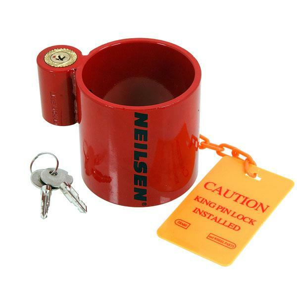 Kingpin Tow Ball Lock Trailer HGV 5th Wheel Container RV Security King Pin Hitch