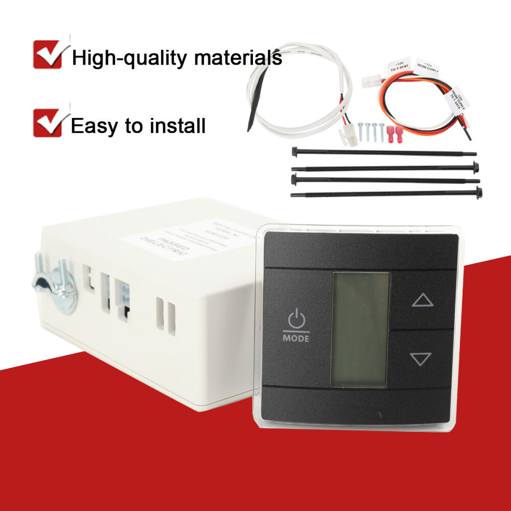 RV Thermostat Control box Kit Single Zone Controls Cooling/Heating LCD Display