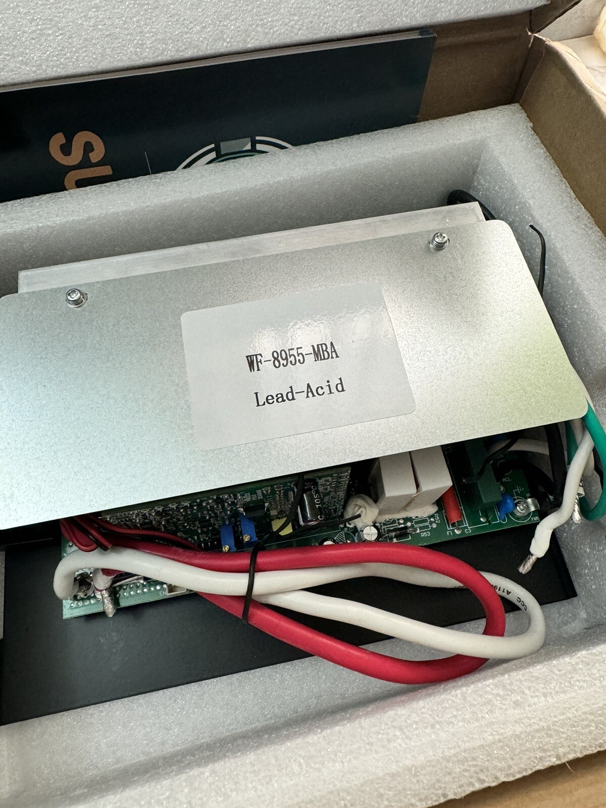 WF 8955 AD MBA RV Power Converter 55Amp DC Main Board Assembly Lead Acid WF8955