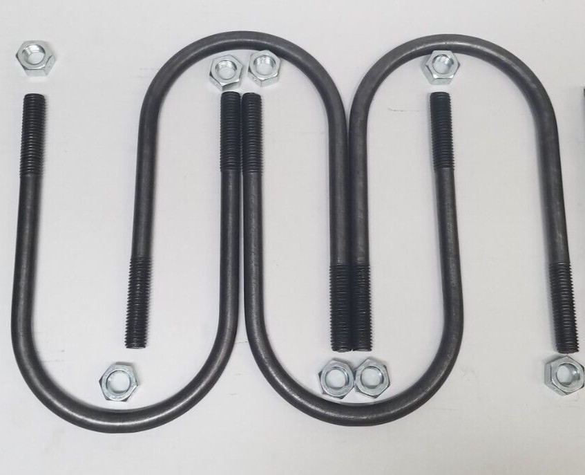 (4) 10k GD Axle U-Bolt Kits 5/8″ x 5″ x 8-7/8″ U Bolt with Nuts