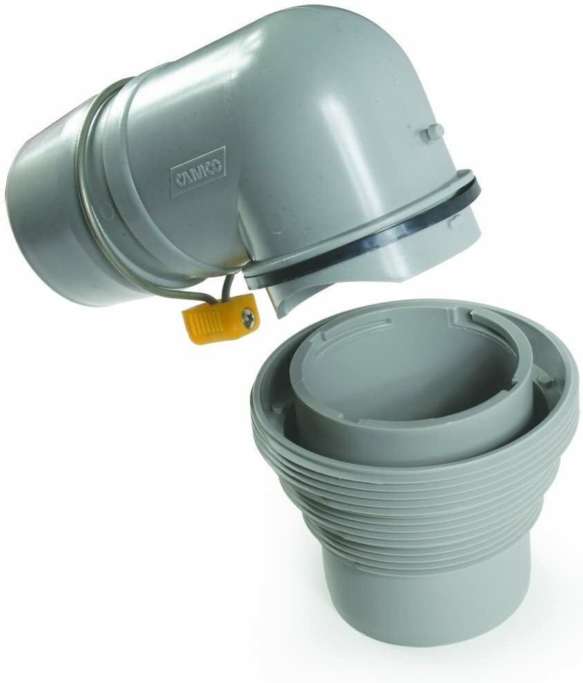 Camco 39144 Easy Slip Sewer Elbow and 4-in-1 Adapter