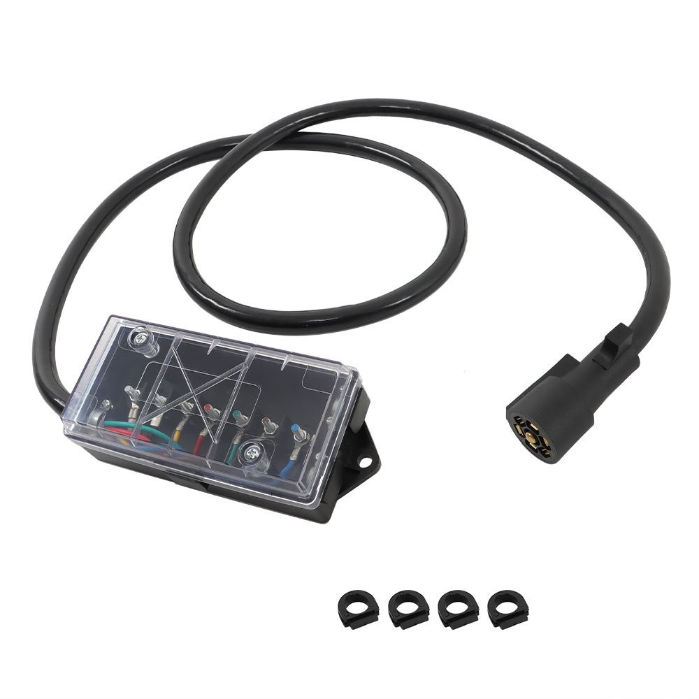 7 Way Trailer Plug Weatherproof Trailer Wiring Harness 7 Pin Trailer Connector