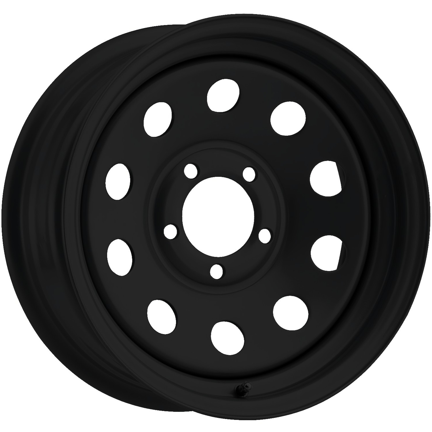 1 New 15X6 Vision Mod Trailer Black 5×4.5 ET0 Wheel Rim