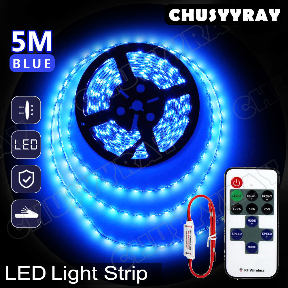 5M LED Light Strip 5050 IP68 Waterproof Boat Truck Pool Underwater DC 12V 300LED