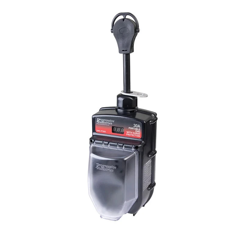 Progressive Industries EMS-PT30X Portable RV Electrical Mgmt Sys- Black – 30 Amp