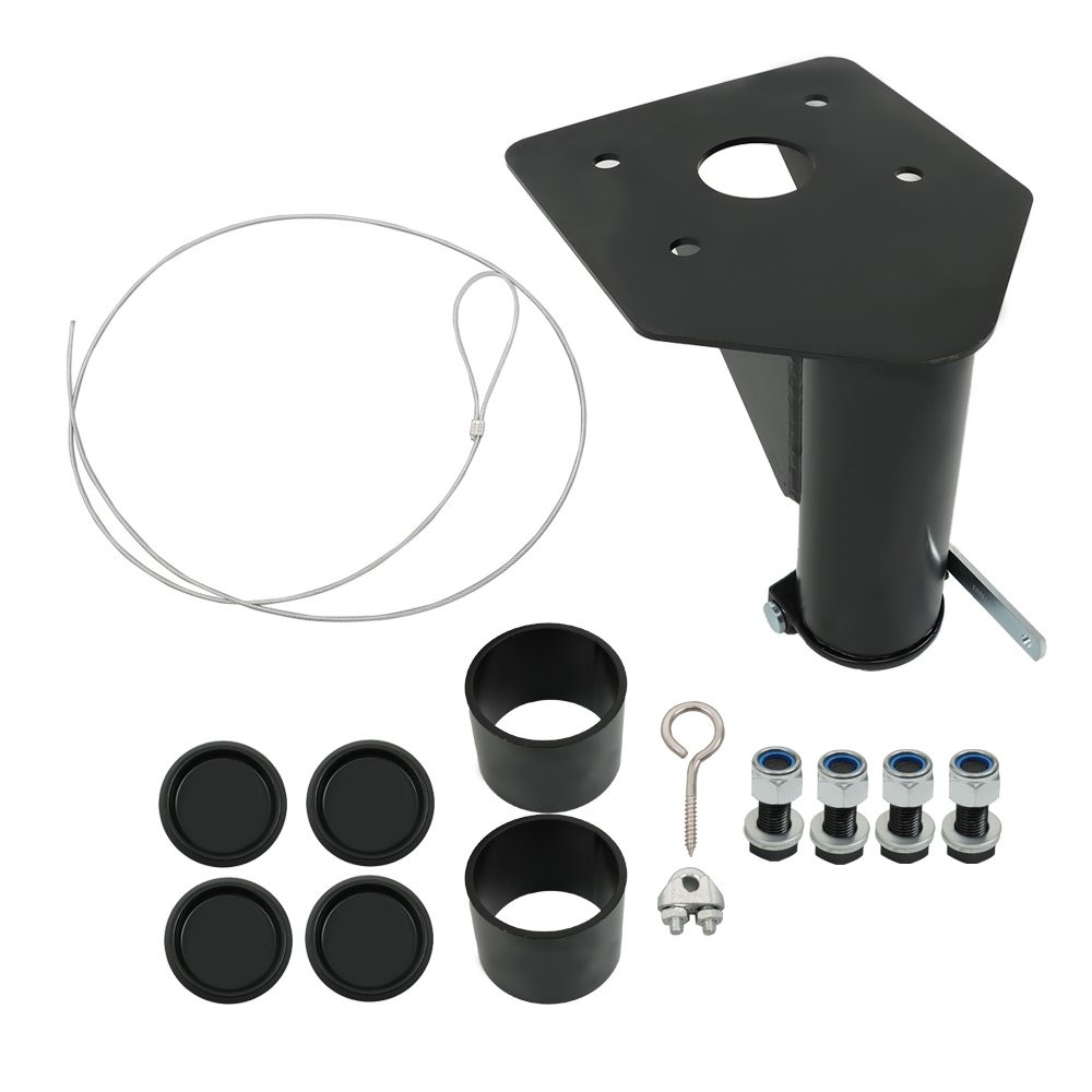 Adjustable 12″ – 17″ Forward Offset 5th Wheel Adapter Hitch to Gooseneck New