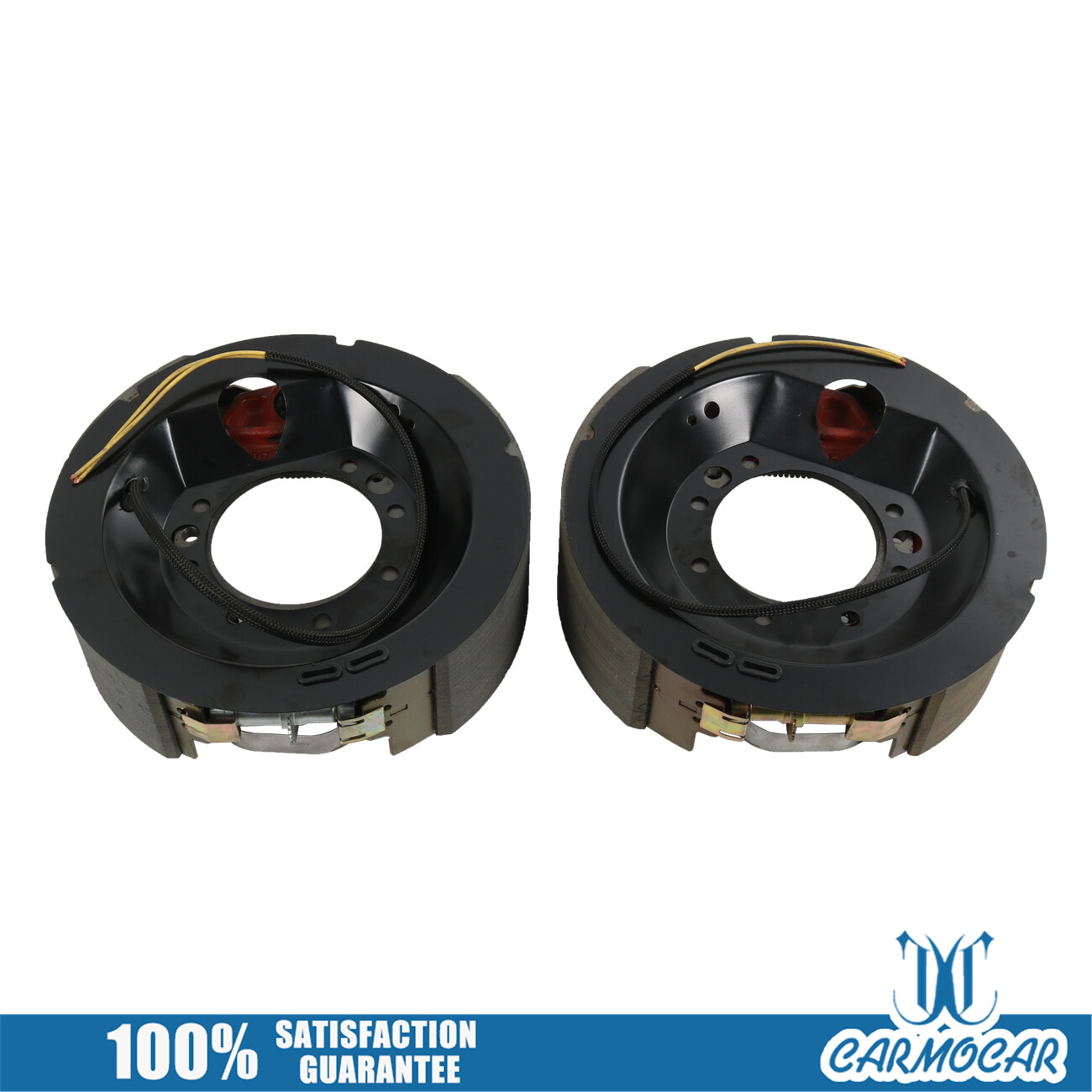 Set Electric Backing Plate 10000 Trailer Brake Fits For Dexter 12-1/4×4″ 10K HD