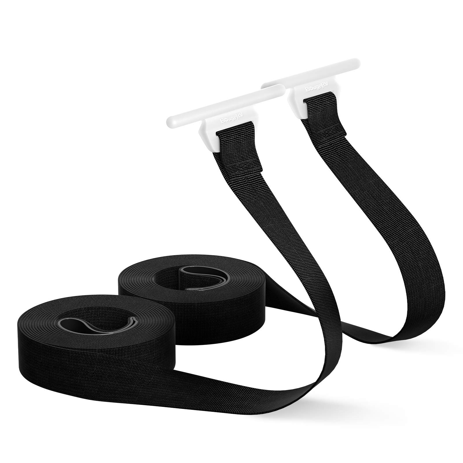 RV Awning Pull Strap 9.8 Ft Black Camper Awning Replacement Strap