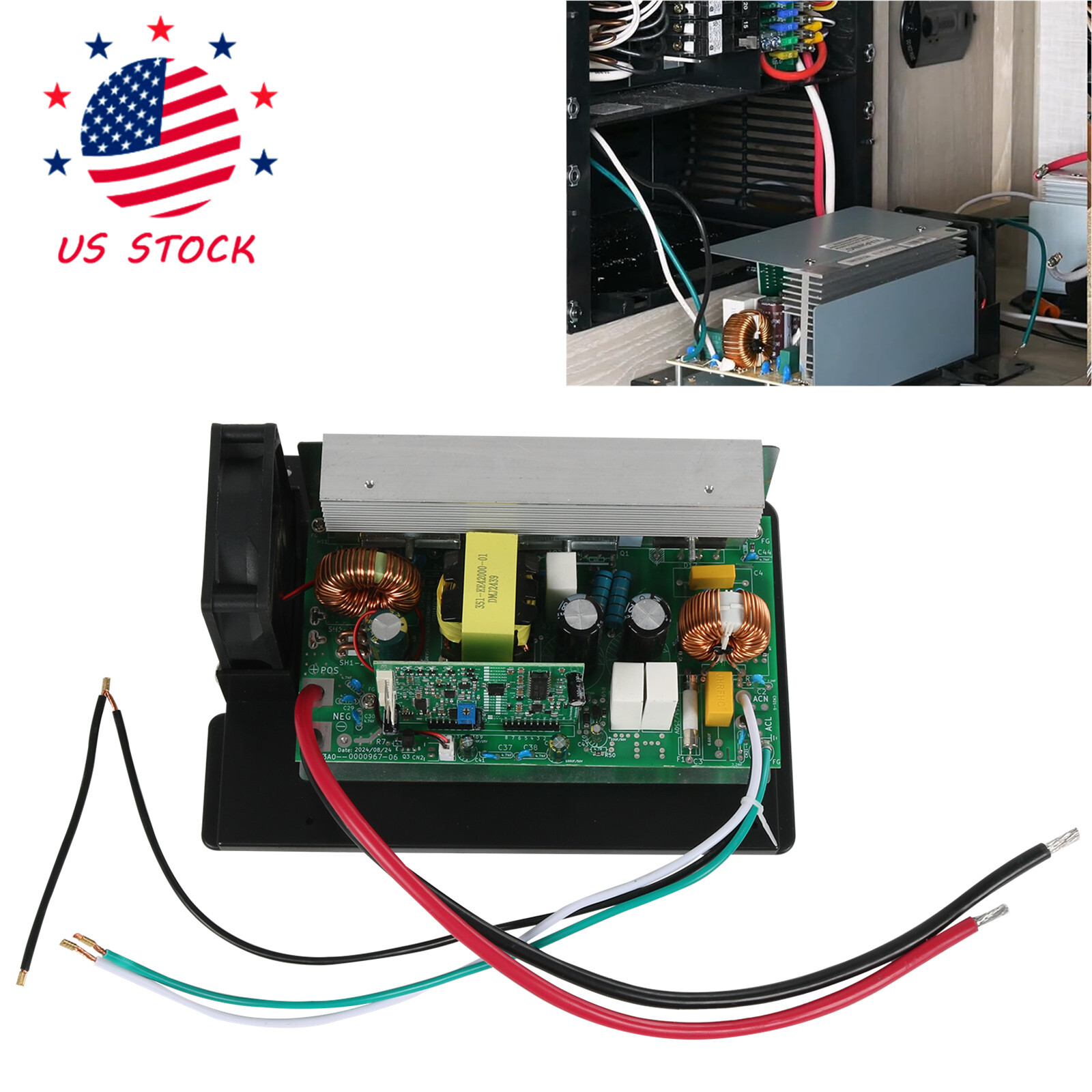 Power Converter Assembly WF-8955-MBA for WF-8955PEC & Parallax 7155 7145 55Amp