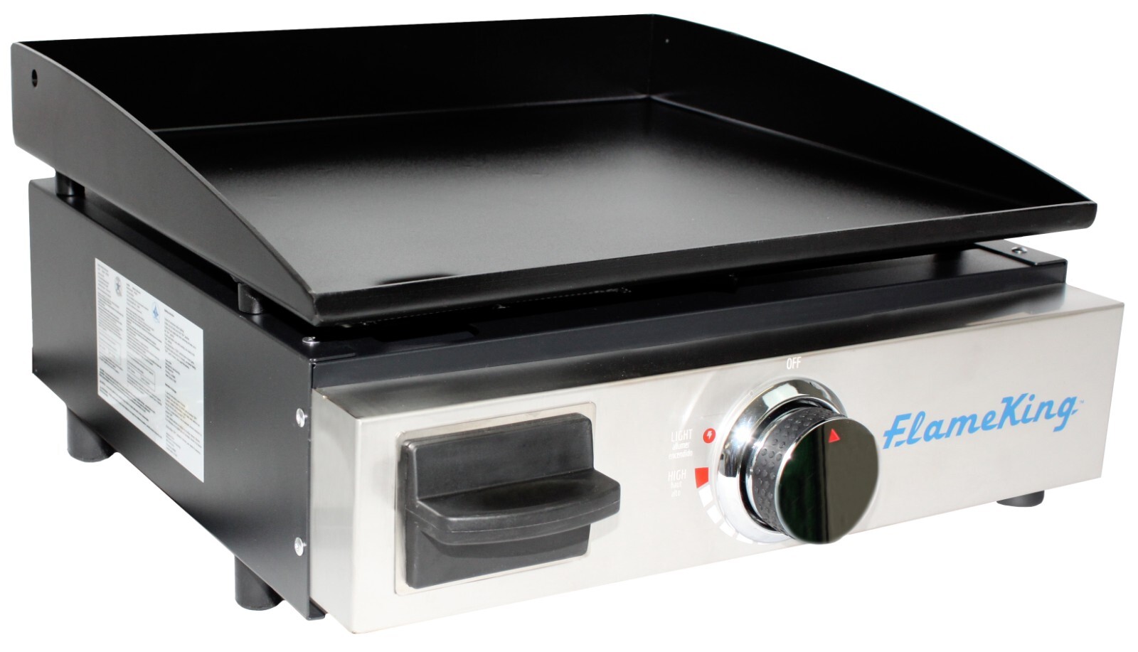 YSNFM-HT-200 17″ LP Griddle with Small Regulator for RV