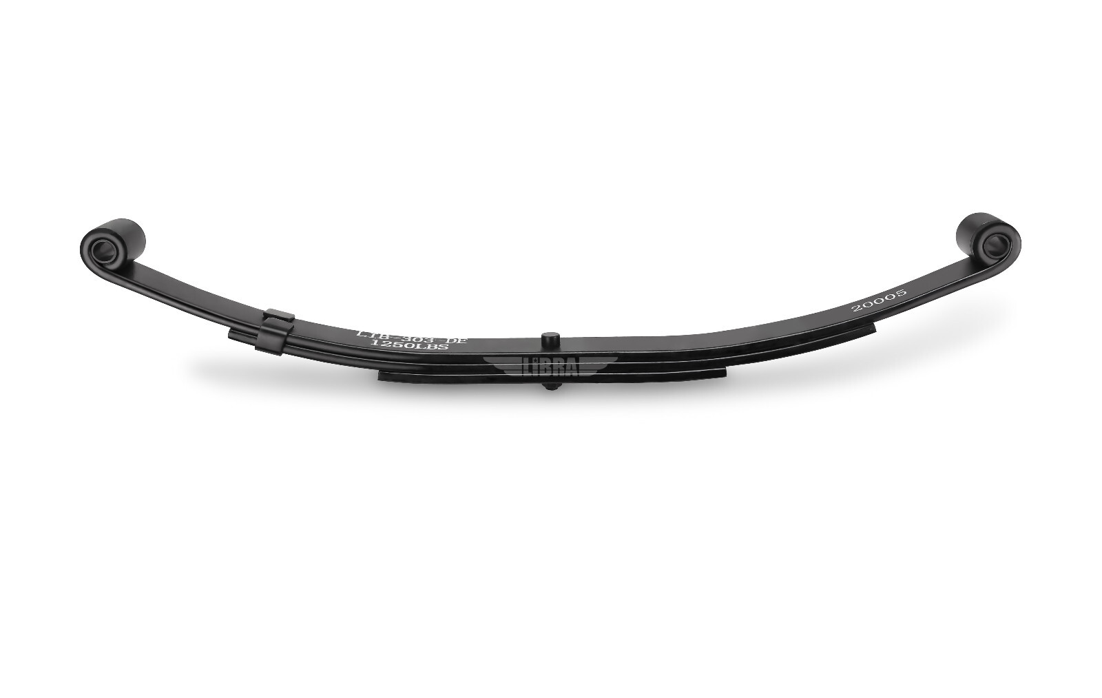 LIBRA Trailer Leaf Spring 3 Leaf Double Eye 1250lbs Cap for 2500lbs Axle
