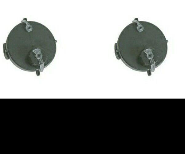 2 Pack Camco RV Sewer Hose Cap with Hose Connection #39463 NEW