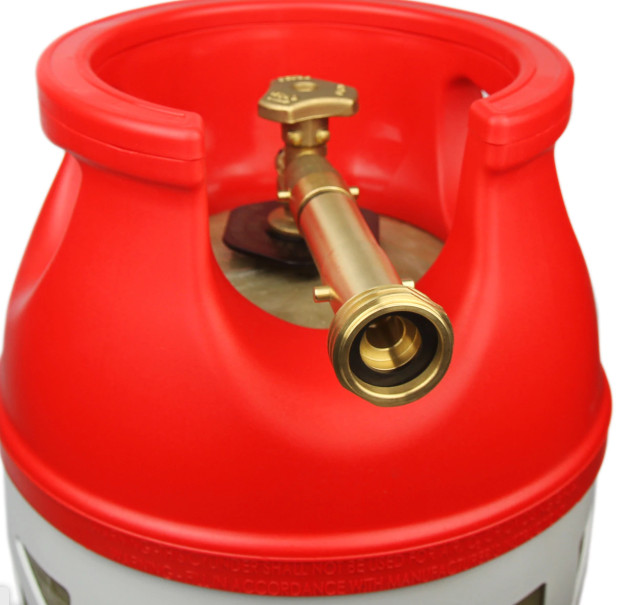 Safefill gas lpg gpl Bottle UK Bayonet Extension + ADAPTERS FOR ALL EUROPE +CASE