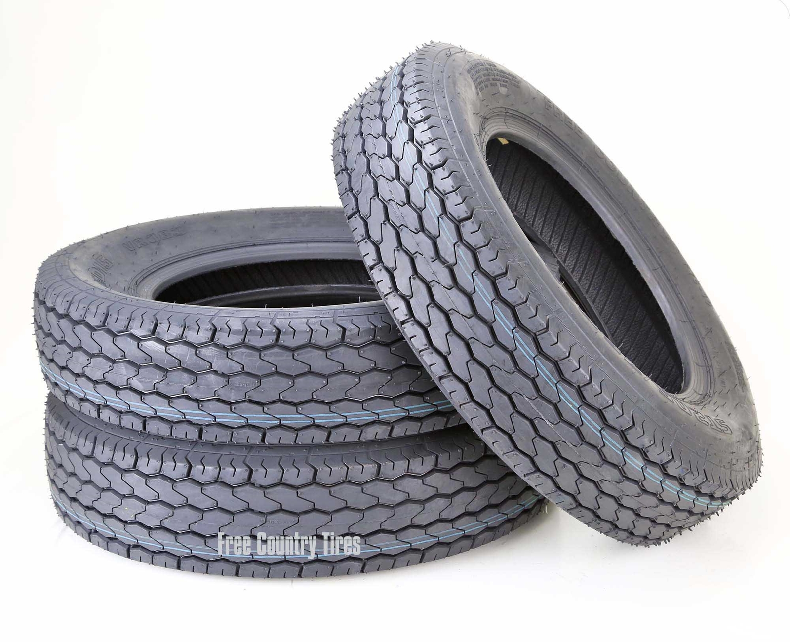 3 New Free Country Trailer Tire ST205/75D14 205 75 14 F78-14 6PR Bias LRC