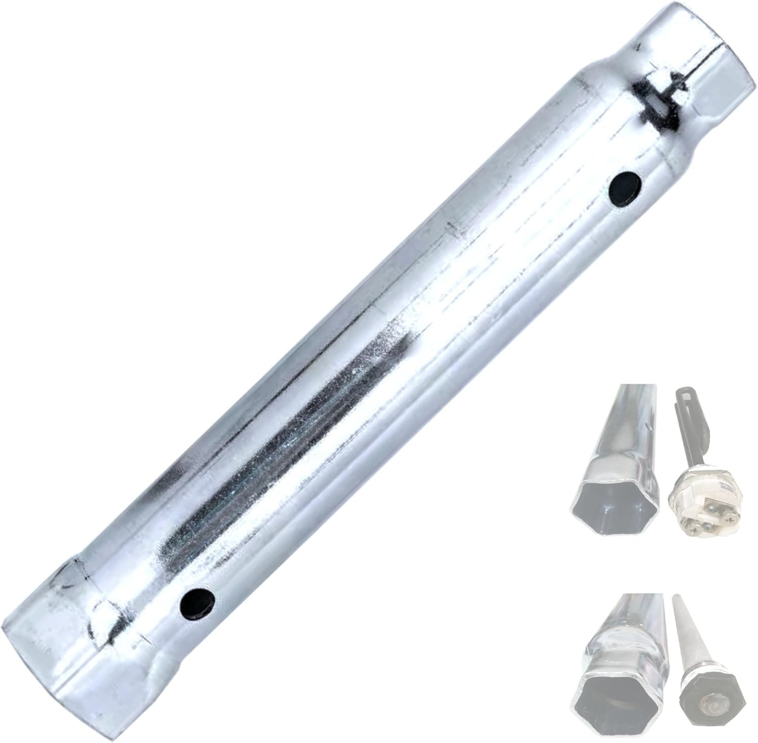 Universal Dual Hex Wrench for RV Water Heater Elements – 10″ Carbon Steel Tool