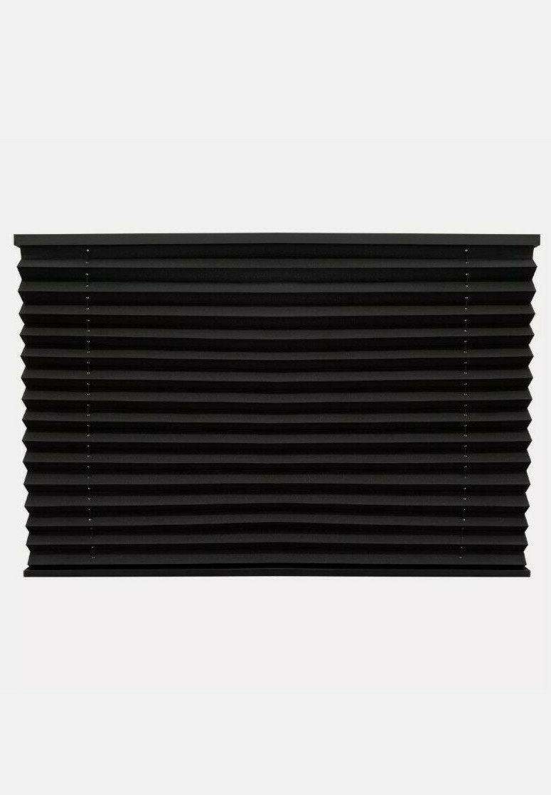 RV Pleated Shades In Black 32″W X 24″H Campers