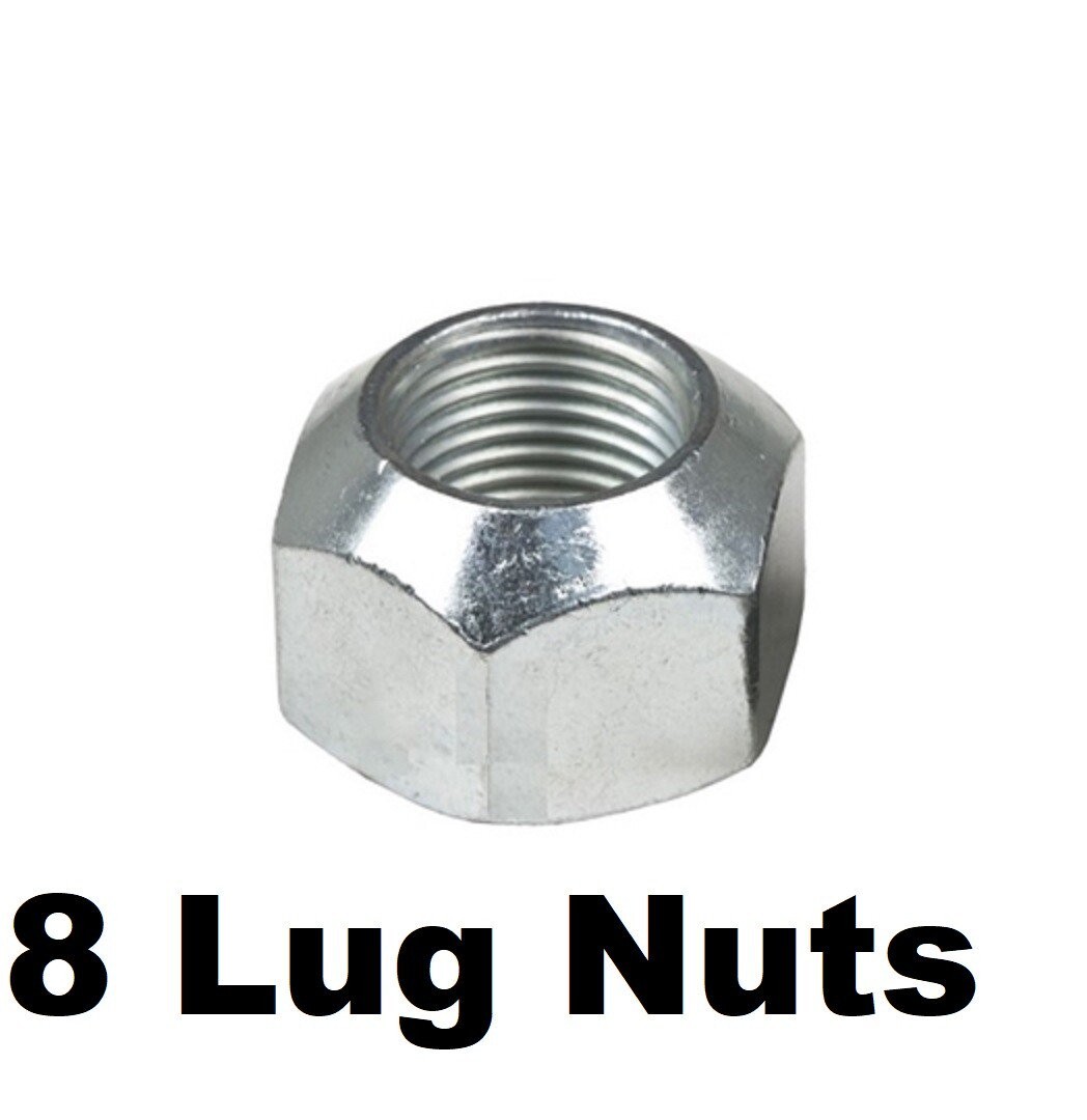 8 x 5/8″ Cone Lug nuts for 5/8″ stud trailer axle hub Dually & 17.5 wheel w/ring