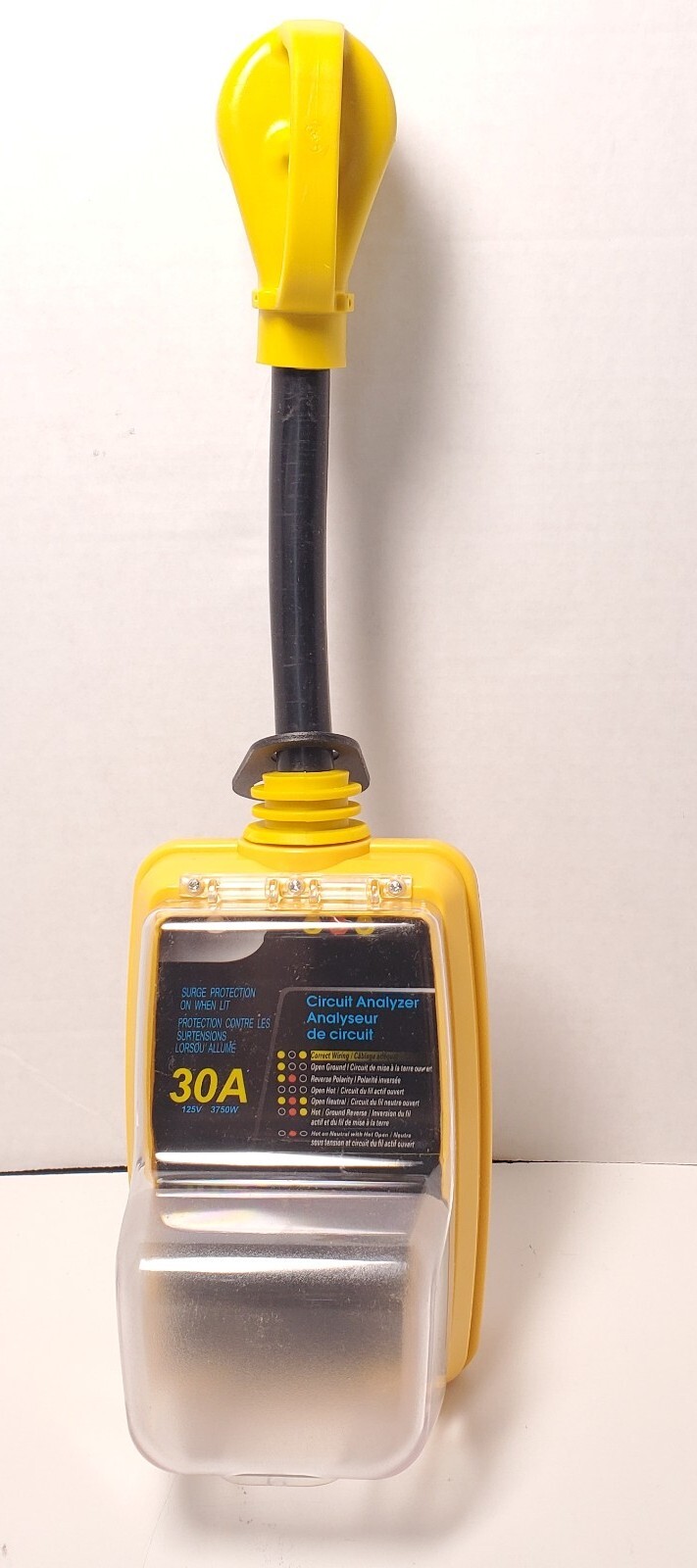 125V 3750W AC 3750 Watt 30A 30 AMP RV Circuit Analyzer Surge Protection